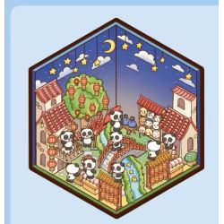La fête des lanternes de panda