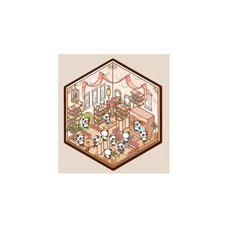 La maison de panda