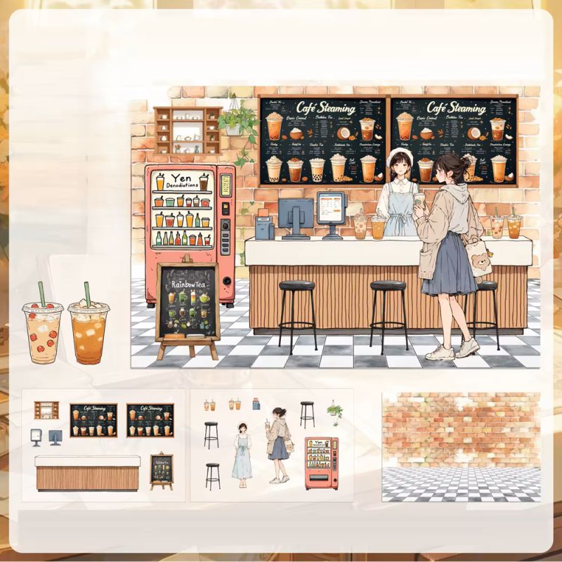 Café steaming