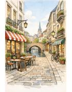 Stickers Paysages Urbains – Villes Douces & Lumières | ONNM